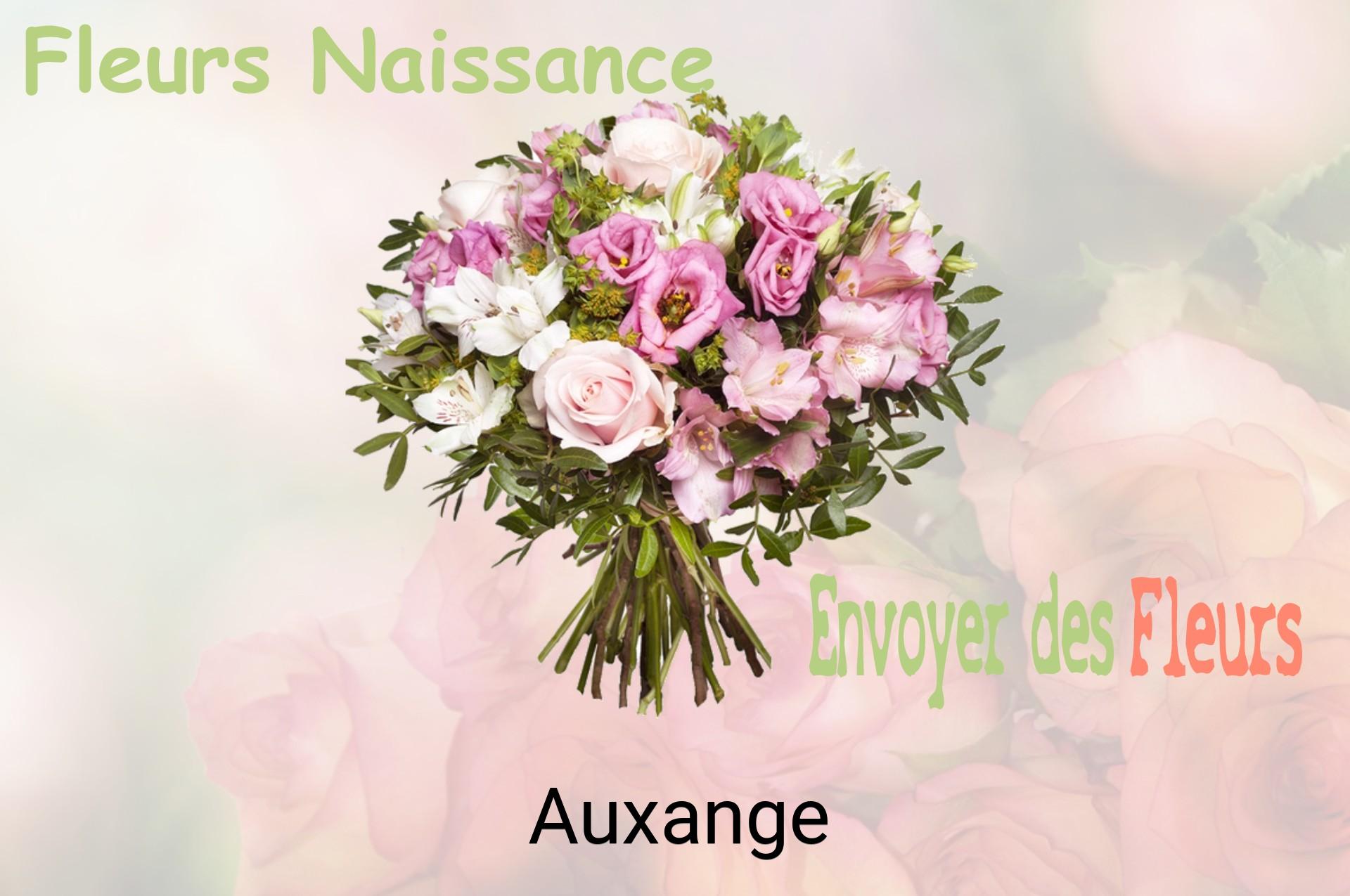 Bouquet de fleurs de naissance livré à Auxange